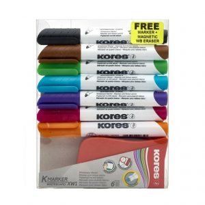 Kores Whiteboard Marker set + Eraser